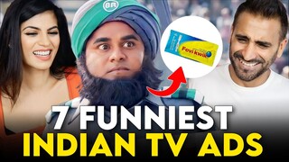 7 MOST FUNNY INDIAN TV ADS OF THIS DECADE REACTION!!