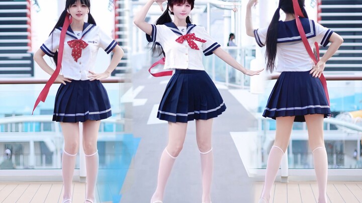 Sunshine! Cruise ship! Beautiful girls~! The best scenery I want to share with you 2.0 ❤️ [bilibilio