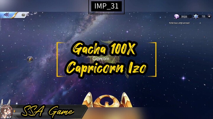Nyoba Gacha dibannernya Capricorn Izo