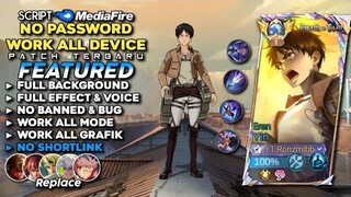 Script Skin Yin Attack on Titan Eren No Password Mediafıre | Full Effect & Voice - Patch Terbaru