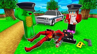 JJ and MIKEY INVESTIGATION! SPEAKER WOMAN is DEAD in Minecraft - Maizen