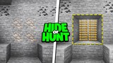 I made a SECRET Minecraft CAVE BASE... (Hide Or Hunt)