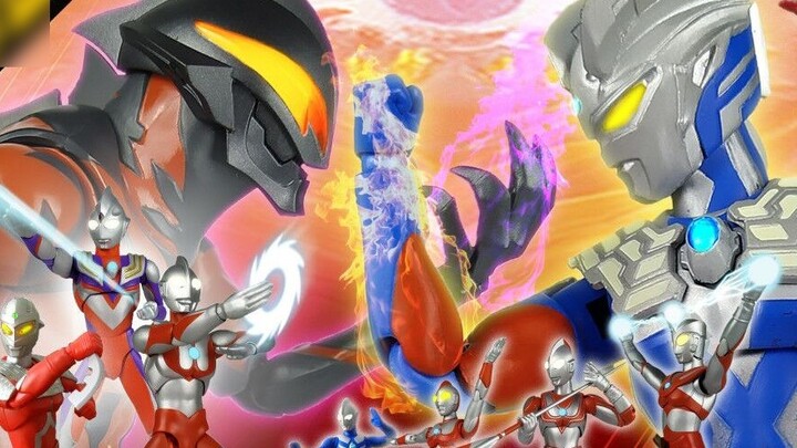 【Ultraman Stop-motion Animation】 Ultra Heroes Battle Showa & Heisei (Total 8th Issue)