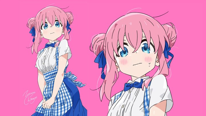 [Lonely Rock Live Wallpaper] Shop assistant Pochi-chan! The bun is so cute! !
