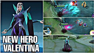 NEW HERO VALENTINA GAMEPLAY, BISA COPY SKILL DAN ULTIMATE MUSUH! | MOBILE LEGENDS NEW UPDATES