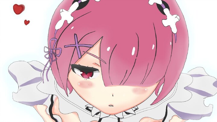 Ram - Re:zero (Speedpaint anime Re:zero)