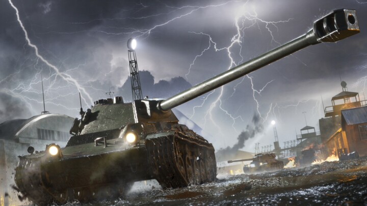 [World of Tanks CG potongan campuran/pembakaran tinggi/titik loncatan] Как танк Ini adalah tank!