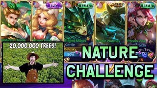 All Nature Skins Challenge #SaveTheTrees | Mobile Legends