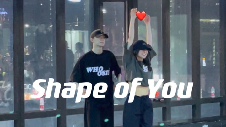 Koreografi "shape of you" dari perspektif kamera langsung oleh Xiaoju x President