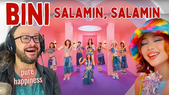 superb style! BINI : SALAMIN, SALAMIN official music video reaction