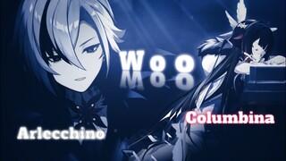 Arlecchino x Columbina - Woo [Genshin Impact]