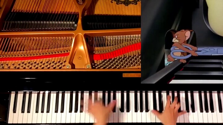 (โอน) [Cat Concerto & Hungarian Rhapsody No. 2] การแสดงซ้ำคลิปคลาสสิกของ Tom and Jerry - Tom เล่น Hu
