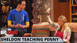 SHELDON TEACHES PENNY PHYSICS | The Big Bang Theory best scenes