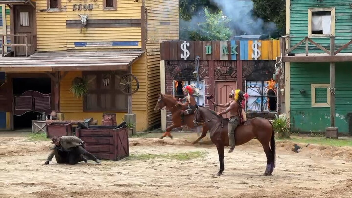 Sau khi hoàn thành nội dung về cao bồi miền Tây, hôm nay ra ngoài lại xem thêm một màn cao bồi miền 