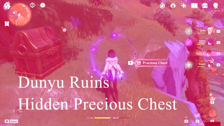 Hidden Precious Chest in Dunyu Ruins [Genshin Impact]