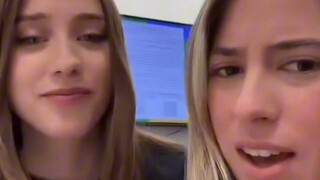 Chinese guy driven crazy by two foreign beauties