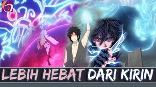 SASUKE KIRIIN, JUTSU MAHADAHSYAT SEBELUM PANAH INDRA NO YAA  SASUKE GUNAKAN KIRIN MELAWAN URASHIKI