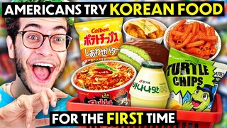 Americans Try Korean Snacks For The First Time! | People vs Food