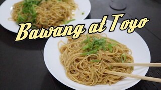 Bawang at Toyo Pasta | Garlic and Soy Spaghetti