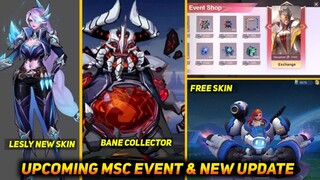 FREE JAWHEAD SPECIAL SKIN | UPCOMING LESLY EPIC, BANE COLLECTOR,  NANA STARLIGHT SKIN & MORE | MLBB