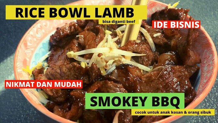 RESEP RICE BOWL LAMB MANTUL NGALAHIN YOSHINOYA INSTANT KAYA INDOMIE BIKIN NAGIH || BELAJAR MEMASAK