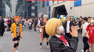 [Haikyuu!/cp29] After running the 10km National Exhibition Railway, I can still play volleyball with