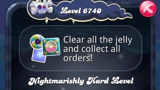 Candy Crush Saga Indonesia : Nightmarishly Hard Level #6740
