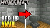 Minecraft Bedrock: POP-UP ANVIL!! [REDSTONE TUTORIAL] MCPE Xbox Windows PS4 Switch