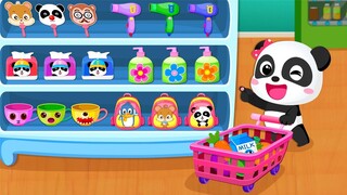βαβy Panda opening store grocery | kids grocery | shopping store