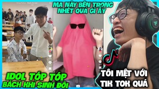 THANH NIÊN GIỐNG BÁCH KHỈ CỰC HÀI VÀ MA NÀY NHÉT QUẢ GÌ BÊN TRONG VẬY | HÙNG AKIRA XEM TIK TOK VN