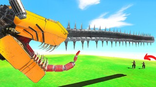 They ACTUALLY Put The Longest CHAINSAW on That! - Animal Revolt Battle Simulator