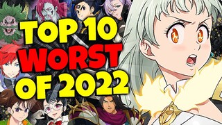 TOP 10 WORST UNITS RELEASED IN 2022!! | Seven Deadly Sins: Grand Cross
