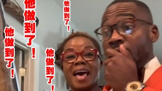 录下和家人查询律师考试结果的反应，感觉所有努力都值了