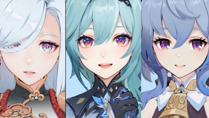 Animasi AI - Game Penentu Istri Es Genshin Impact, Tentukan Pilihan Anda