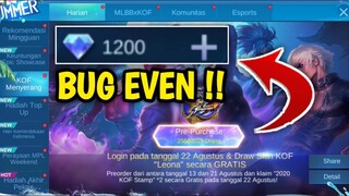 BUG TERBARU - DAPAT DIAMOND DARI EVEN MOBILE LEGEND