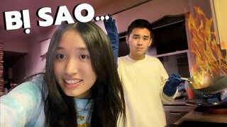 ANH TRAI NẤU ĂN CHO MÌNH... CÁI KẾT