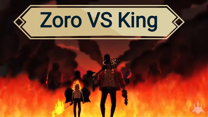 Zoro vs king 4k HD