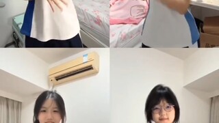 قفزت بخفة وبفرح، ههه