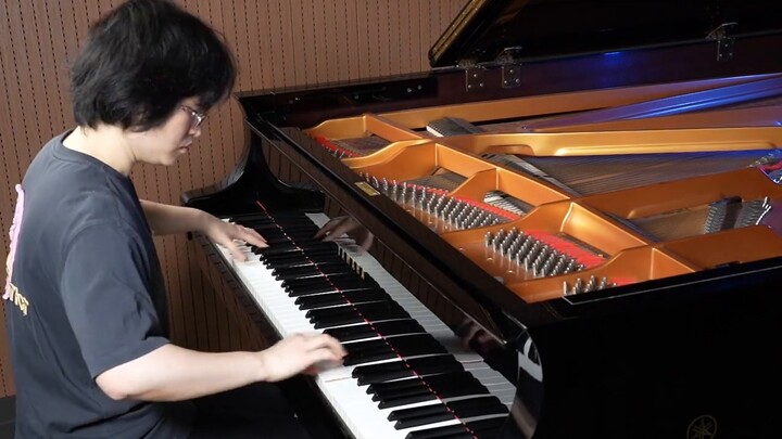 Aran* piano super sulit Genshin Impact! Mari kita dengarkan efek raja alat musik dengan daya tem