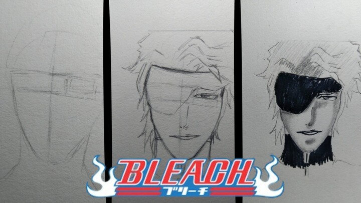 Tutorial Menggambar Sosuke Aizen - BLEACH