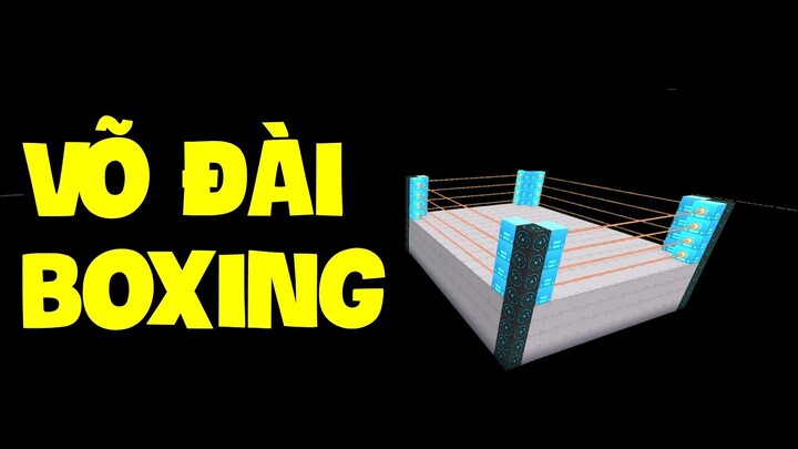 HƯỚNG DẪN XÂY VÕ ĐÀI BOXING TRONG MINI WORLD ** MEOWPEO TV