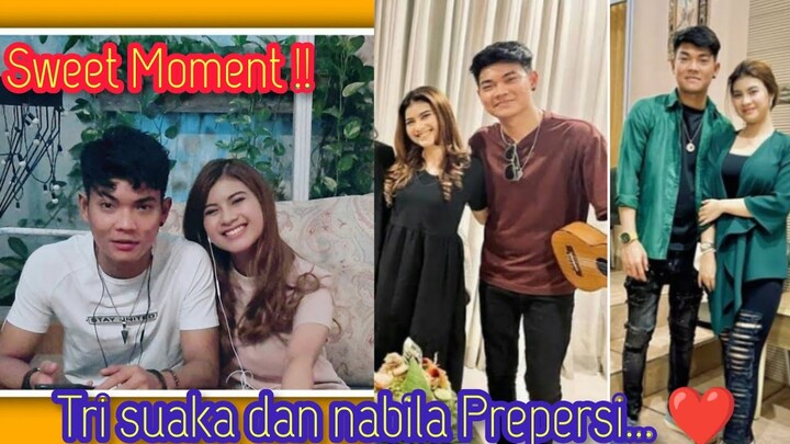 TRI SUAKA DAN NABILA LAGI SWEET ROMANTIS 😍 ROMANTIS BANGET !!