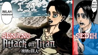 Eren Akhirnya Bebas..!! Masa Depan Tak Bisa Ia Ubah..!! [Review Chapter 131 Attack on Titan]