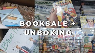manga unboxing and haul + buying manga at booksale