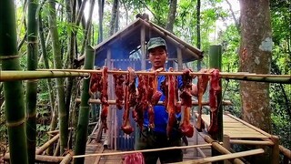 Sinh Tồn một Mình Nơi Hoang Dã Tập 18 | làm bếp Hun khói Bảo quản Đồ ăn