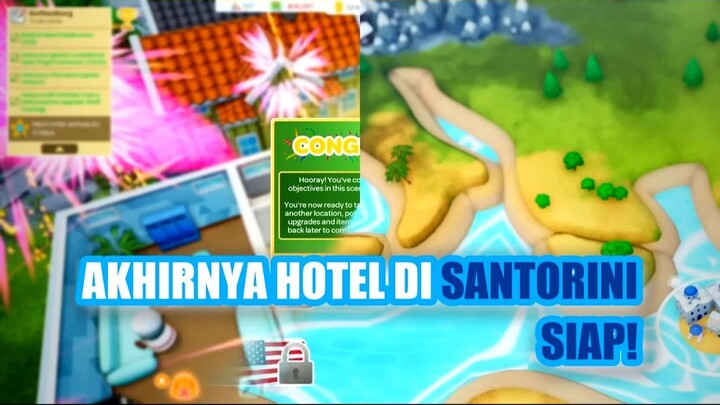✨ AKHIRNYA HOTEL DI SANTORINI SIAP! AC DAN SUNBED BERES!