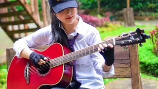 【Guitar Fingerstyle - Lagu Tema PlayerUnknown's Battlegrounds】Lagu penampilan gitar 【Josephine Alexa