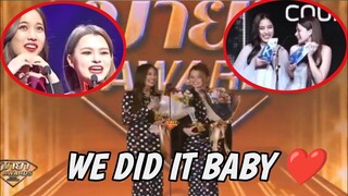 Freen and Becky got award | couple of year | we did it baby #srchafreen #gaptheseries #youtube