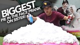 BIGGEST PIE FACE PRANK ON SISTER | Ranz and Niana