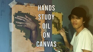 Getting Better in ART - Hand Study 02 Oil Painting | JK Art